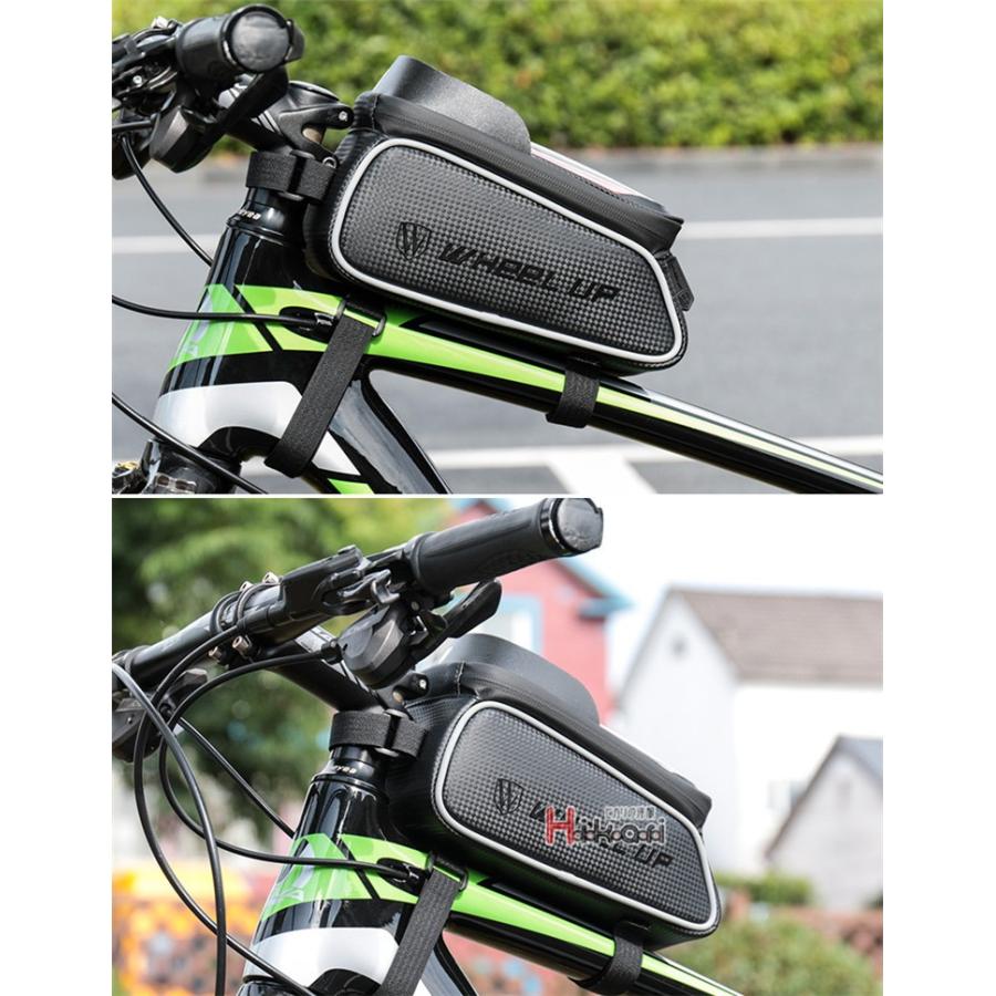 サドルバッグ ロードバイク マウンテンバイク クロスバイク 自転車 サイクルフロントバッグ スマホ収納 小物入れ アウトドア 防水 Ota V Luck 通販 Yahoo ショッピング