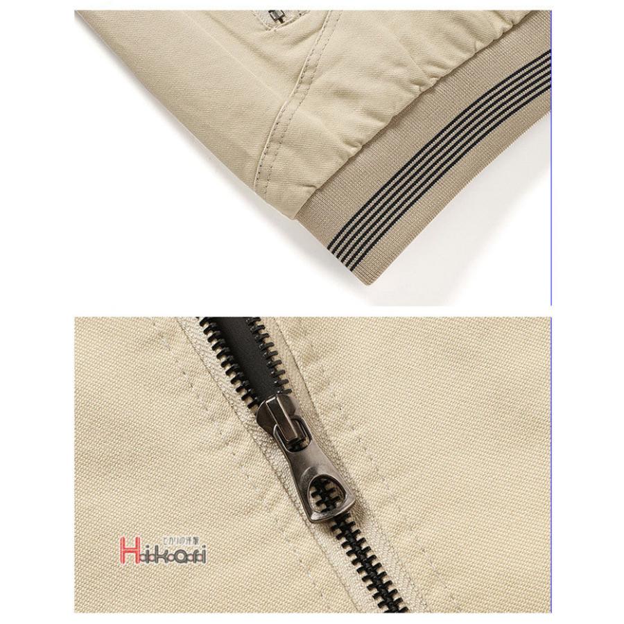 ミリタリージャケット メンズ ブルゾン 40代 50代 綿100％ ビジネス ジャンバー アウター M-65 薄手 春物 |  | 15