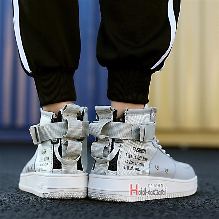 スニーカー メンズ おしゃれ ランニングシューズ 白スニーカー ハイカット スポーツ 靴 黒 白 Ota V Luck 通販 Yahoo ショッピング