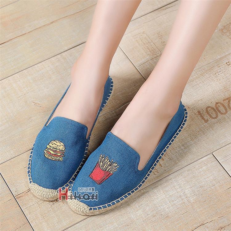 エスパドリーユ レディース サンダル 歩きやすい 靴 スリッポン  