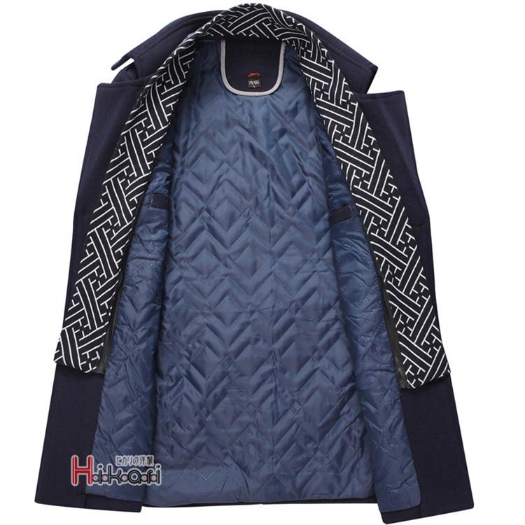 コート メンズ 秋冬 40代 50代 チェスターコート ウール ビジネスコート 中綿入 防寒 アウター マフラー脱着式 |  | 16