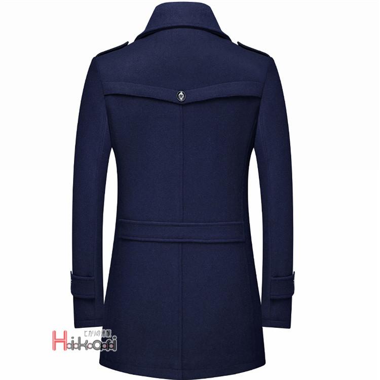 コート メンズ 秋冬 40代 50代 チェスターコート ウール ビジネスコート 中綿入 防寒 アウター マフラー脱着式 |  | 15