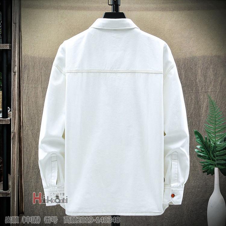 コーチジャケット メンズ ジャケット シャツジャケット ジャンパー 無地 秋服 春物 白 黒 ブラック おしゃれ |  | 19