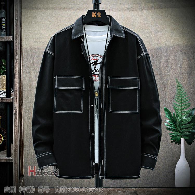 コーチジャケット メンズ ジャケット シャツジャケット ジャンパー 無地 秋服 春物 白 黒 ブラック おしゃれ |  | 12