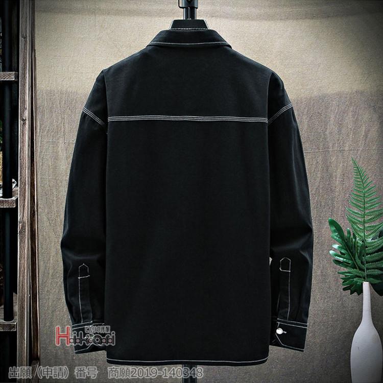 コーチジャケット メンズ ジャケット シャツジャケット ジャンパー 無地 秋服 春物 白 黒 ブラック おしゃれ |  | 13