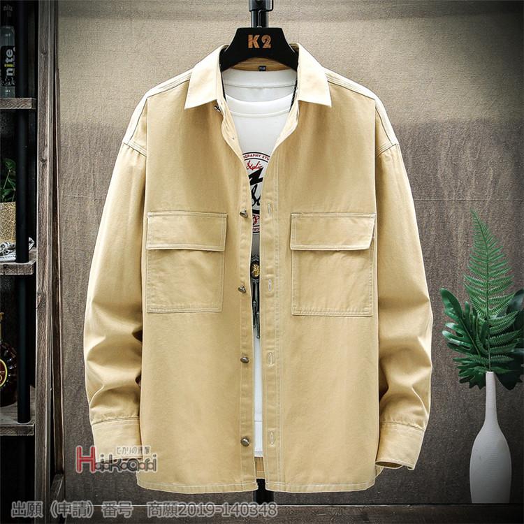 コーチジャケット メンズ ジャケット シャツジャケット ジャンパー 無地 秋服 春物 白 黒 ブラック おしゃれ |  | 14