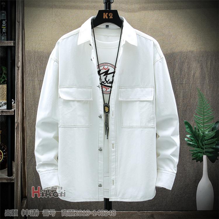 コーチジャケット メンズ ジャケット シャツジャケット ジャンパー 無地 秋服 春物 白 黒 ブラック おしゃれ |  | 18