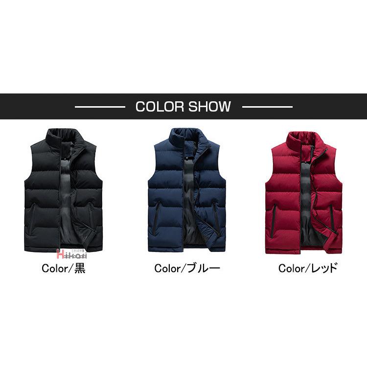 中綿ベスト メンズ アウター 軽量 ジャケット ブルゾン ダウンベスト キルティング カジュアル おしゃれ 春物 |  | 05