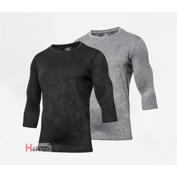 スポーツウェア コンプレッション 加圧シャツ メンズ 加圧インナー 7分