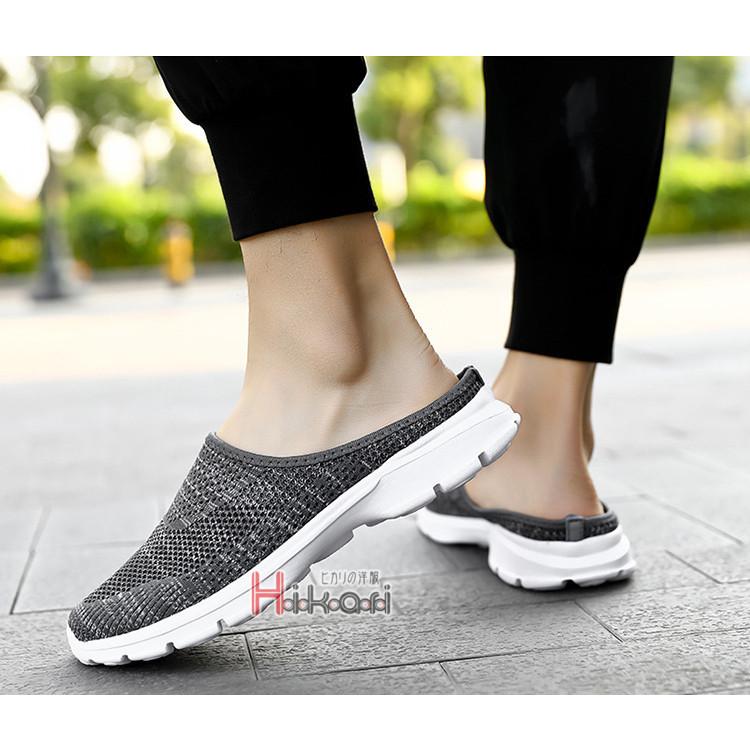 サンダル サボサンダル メンズ スリッポン スニーカー メンズスニーカー メッシュシューズ 通気性 軽量 父の日 Ota V Luck 通販 Yahoo ショッピング