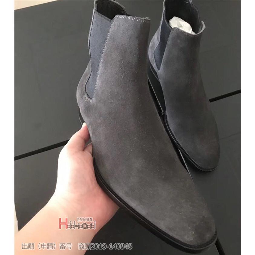 サイドゴアブーツ メンズ ブーツ スエード シューズ カジュアル