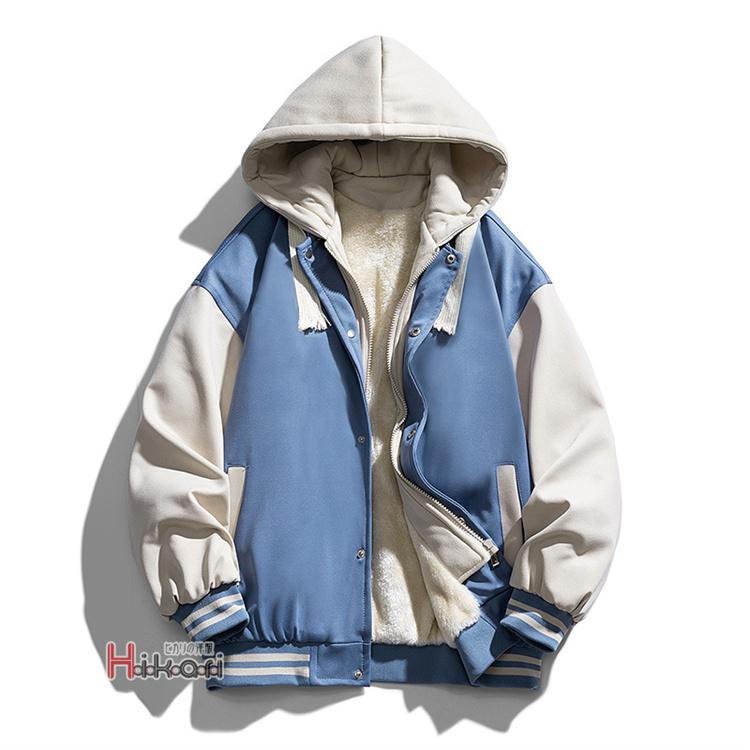 ジャケット スタジャン メンズ レディース 裏起毛 スタジアム