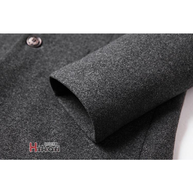 ビジネスコート メンズ ステンカラーコート 中綿入り ジャケット ウールコート 暖かい 秋冬 40代 50代 黒 グレー 紳士服