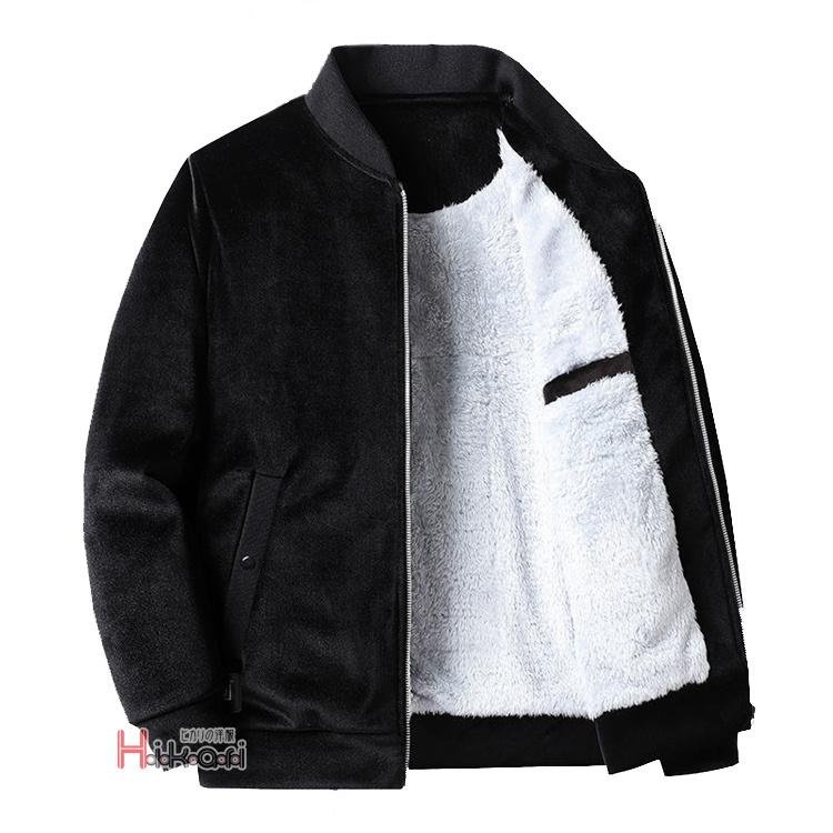 スタジャン メンズ 大きいサイズ 冬服 裏起毛 厚手 無地 スタジアム