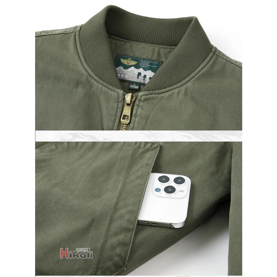 ジャケット MA-1 メンズ 大きいサイズ ミリタリージャケット フライト