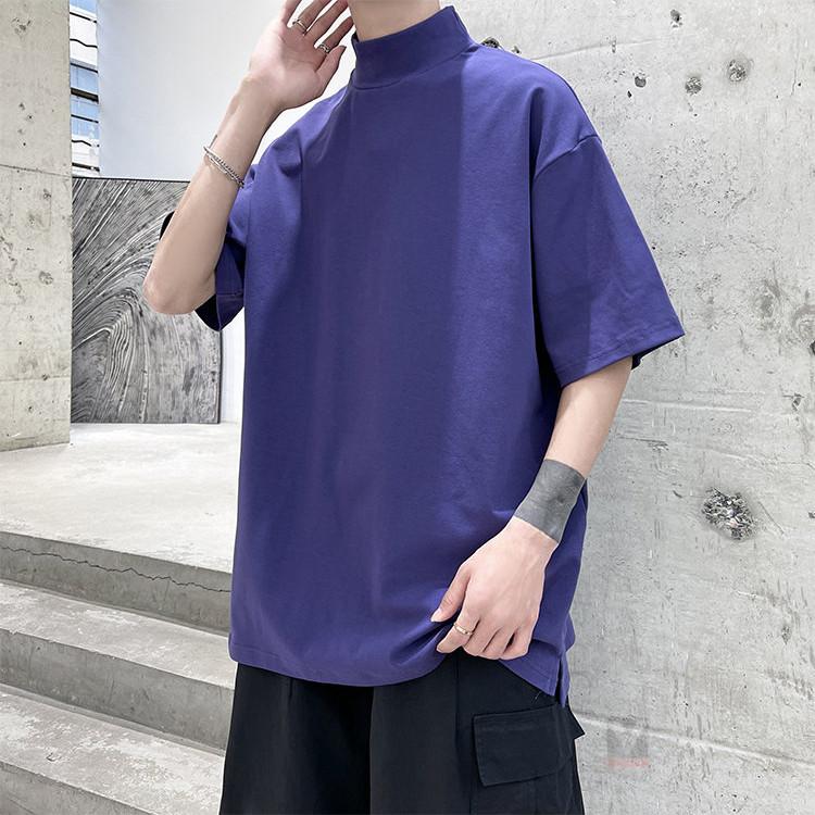 ゴルフ ハイネックシャツ メンズ モックネックシャツ ポロシャツ