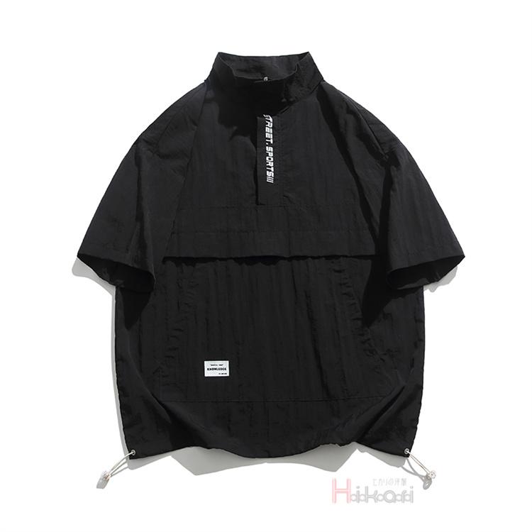 ハイネック tシャツ メンズ 半袖 ハーフジップ ゴルフウェア ハイネック tシャツ メンズ 半袖 ハーフジップ ゴルフウェア