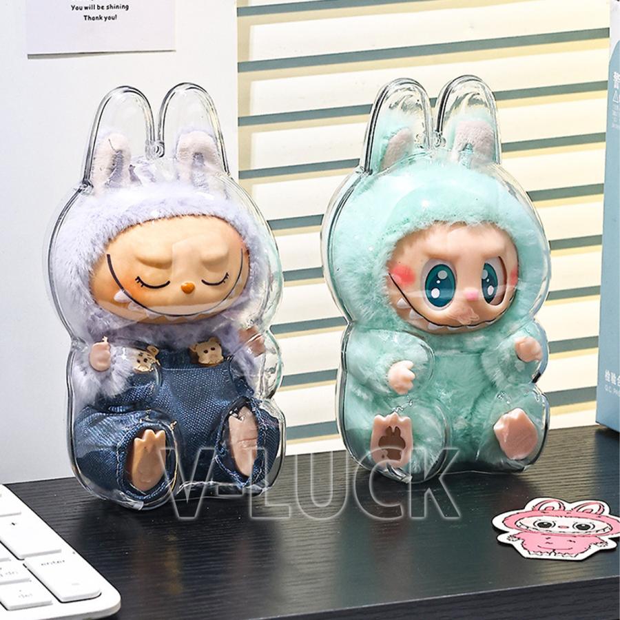 LABUBU hope・happinessセット　クリアケース付き LABUBU ラブブ ドールケース クリアケース 透明 1234代対応 10