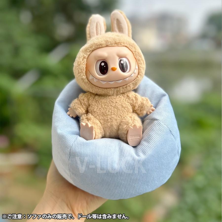 ラブブ ぬいぐるみ用 ソファ ドールソファ LABUBU ミニチュア家具 人形用 アクセサリー 15〜17cm対応 ラブブグッズ おしゃれ インテリア 撮影小物 |  | 14