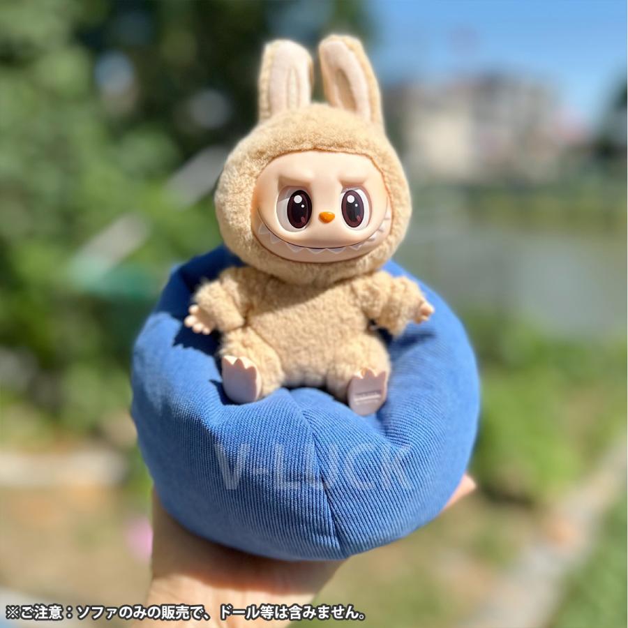 ラブブ ぬいぐるみ用 ソファ ドールソファ LABUBU ミニチュア家具 人形用 アクセサリー 15〜17cm対応 ラブブグッズ おしゃれ インテリア 撮影小物 |  | 16