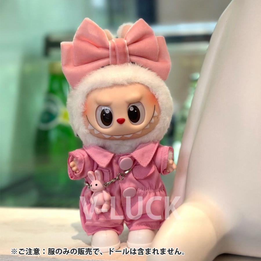 ラブブ 服 4点セット ドール服 ぬいぐるみ服 LABUBU 着せ替え コスチューム セーター 衣装 可愛い 17cm 人形アクセサリー ラブブグッズ |  | 02