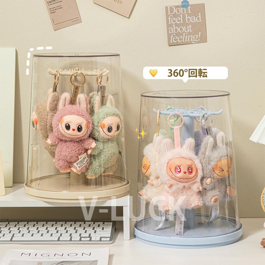 ラブブ ぬいぐるみ用 収納ボックス LABUBU ドール用 収納ケース ミニチュア家具 360°回転 人形用アクセサリー 小物入れ インテリア雑貨 ラブブグッズ |  | 04