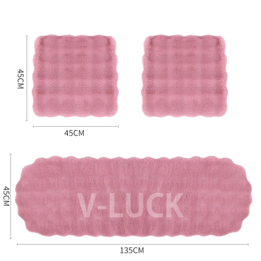 カーシートクッション シートカバー 自動車用 ３枚セット 前席・後席 ふわふわ あったか カー用品 冬 車内保温 カーインテリア 座布団 滑り止め付き 洗える |  | 16