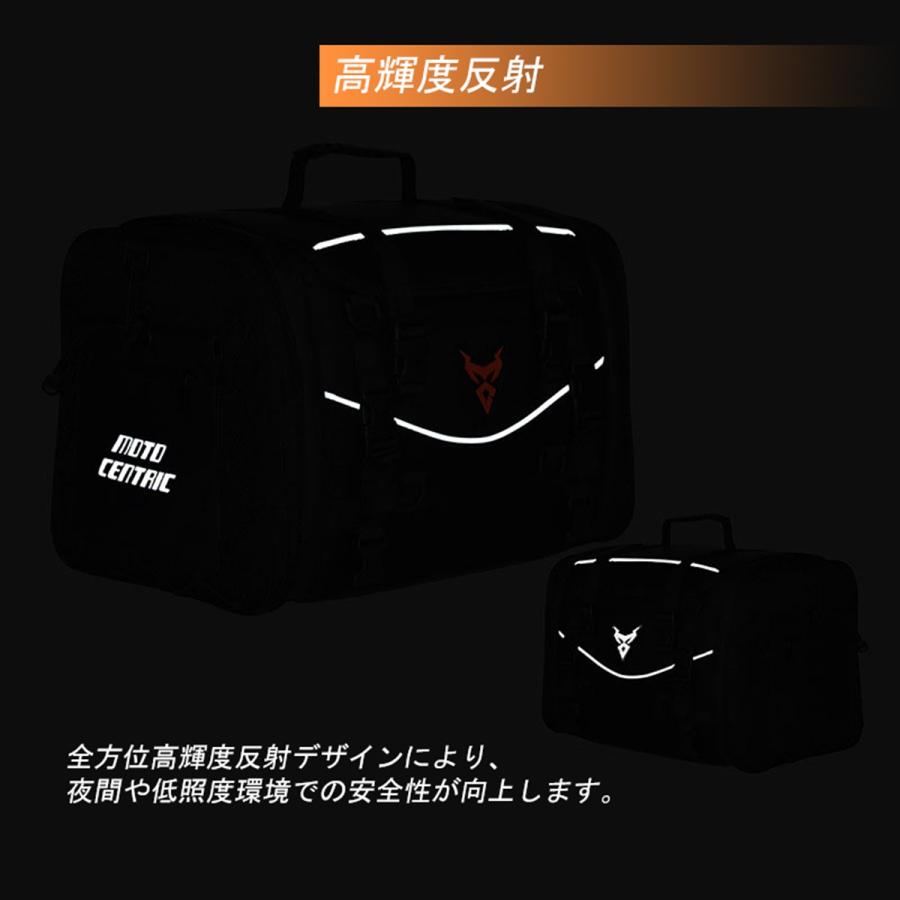シートバッグ リアバッグ 大容量 35〜50L バイク用 オートバイ用 防水 ツーリングバッグ 汎用設計 キャンプ対応 収納力抜群 おしゃれ オートバイアクセサリー |  | 10