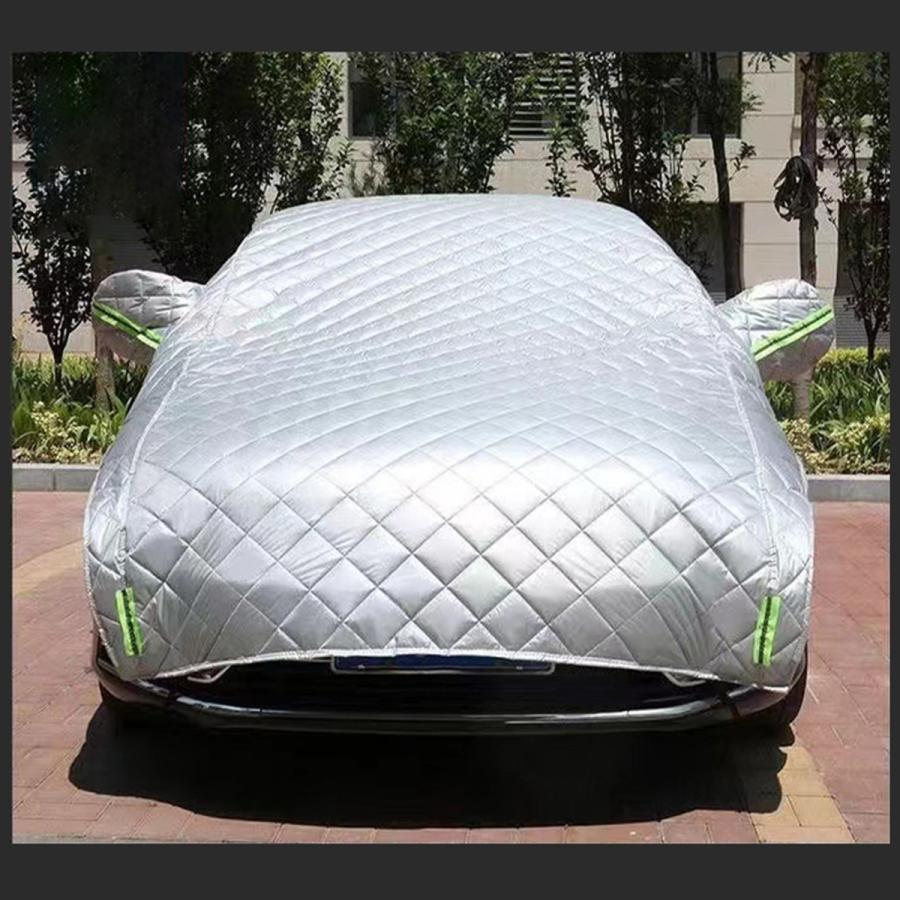 ボディカバー 車用 セダン ハーフカーカバー 自動車カバー 紫外線対策 防水 防風 防砂 雨よけ 遮熱 厚手仕様 車保護 カー用品 駐車時保護 |  | 06