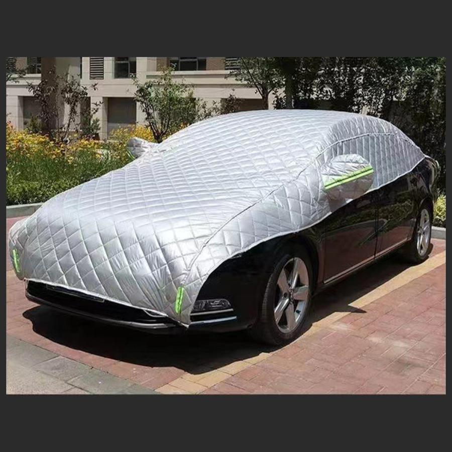 ボディカバー 車用 セダン ハーフカーカバー 自動車カバー 紫外線対策 防水 防風 防砂 雨よけ 遮熱 厚手仕様 車保護 カー用品 駐車時保護 |  | 07