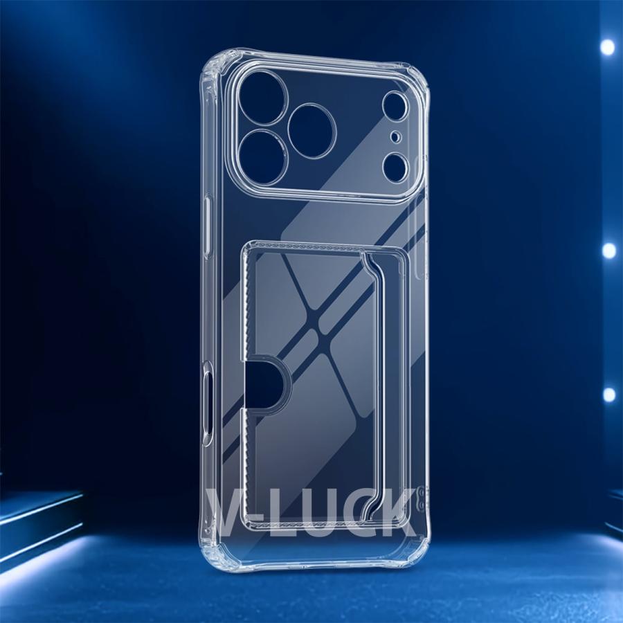 iPhone17 ケース Air 17pro 17pro max スマホケース 携帯ケース カード収納 カバー 高透明 クリア 耐衝撃 エアクッション レンズ保護 おしゃれ |  | 07