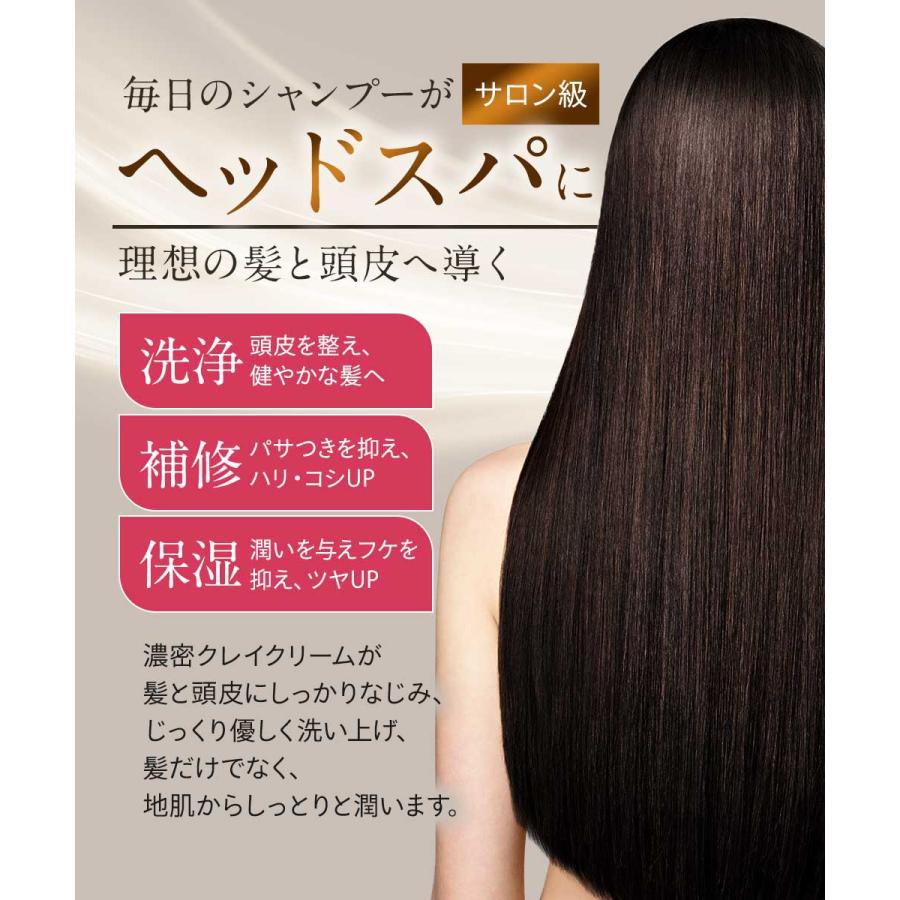 シャンプー クレイシャンプー 480g クレイクリームシャンプー クレイ