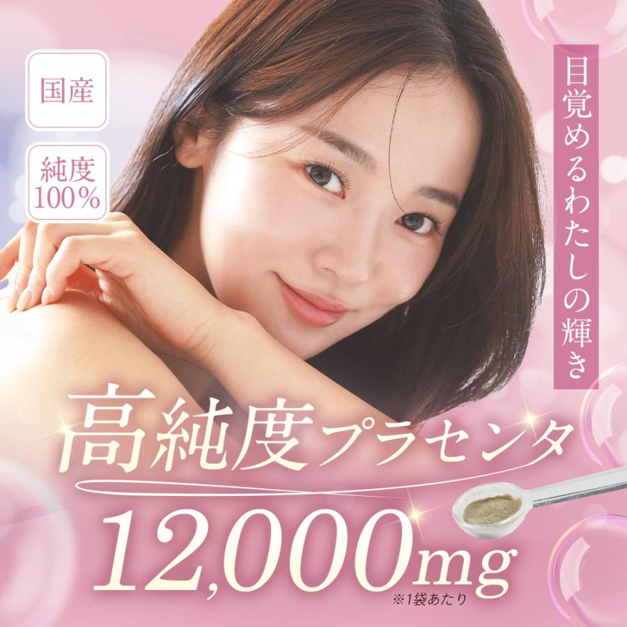 プラセンタ エキス パウダー 粉末 12g 約40日分 健康 美容