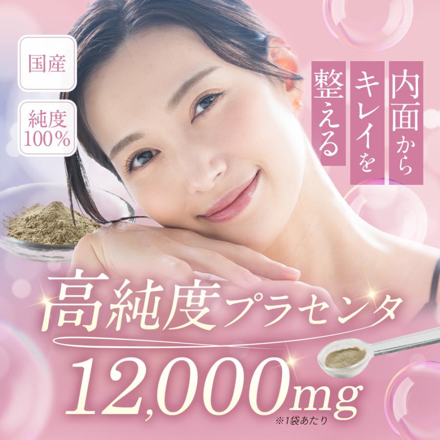 プラセンタ エキス パウダー 粉末 12g 約40日分 健康 美容