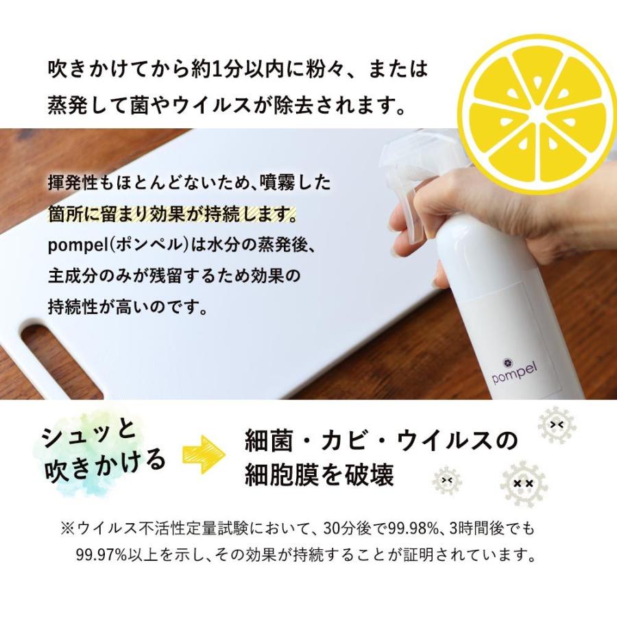 ポンペル Pompel 300ml ノンアルコール 消臭 除菌スプレー 無臭 日本製 強力消臭 衣類 おもちゃ ペット 臭い 猫トイレ 匂い対策 靴の 臭いをとる方法 宅配便a Pom 01 おうちでらくらく お手軽美人 通販 Yahoo ショッピング