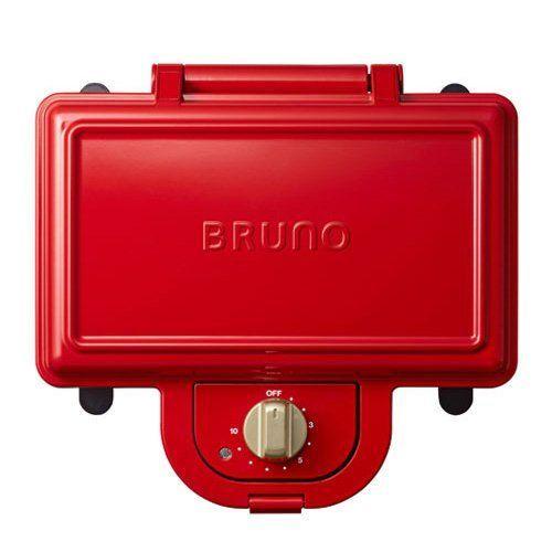 最先端 ブルーノ Bruno Boe044 Rd レッド ダブル 電気 耳まで焼ける ホットサンドメーカー 電子レンジ オーブン Albinofoundation Org