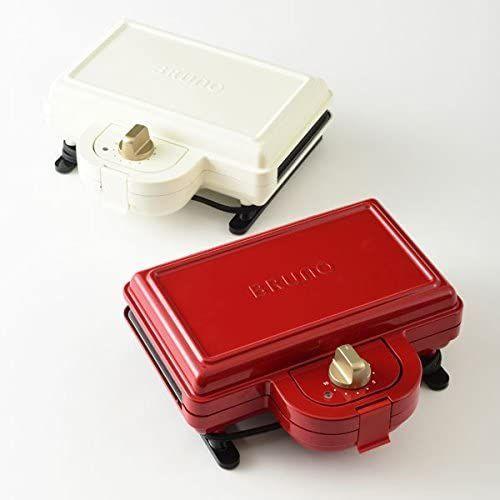 最先端 ブルーノ Bruno Boe044 Rd レッド ダブル 電気 耳まで焼ける ホットサンドメーカー 電子レンジ オーブン Albinofoundation Org