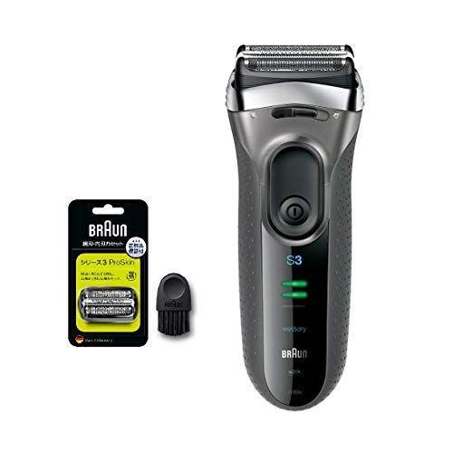 即納 最大半額 セット買い ブラウン メンズ電気シェーバー シリーズ3 3080s S 3枚刃 水洗い お風呂剃り可 シルバー 替刃 激安単価で Www Gettoknowmontco Com
