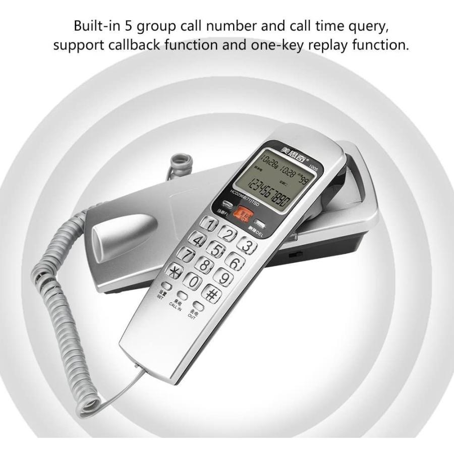 特価キャンペーン 壁掛け電話 固定電話 有線 ウォール電話機 ワンボタンリダイヤル 雷撃保護 電話記録サーチ 着信表示 ウォールマウント テーブル 卓上 空間 正規品