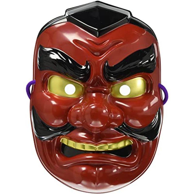 人気沸騰 Party City 民芸お面 天狗 赤 Democracia Tv