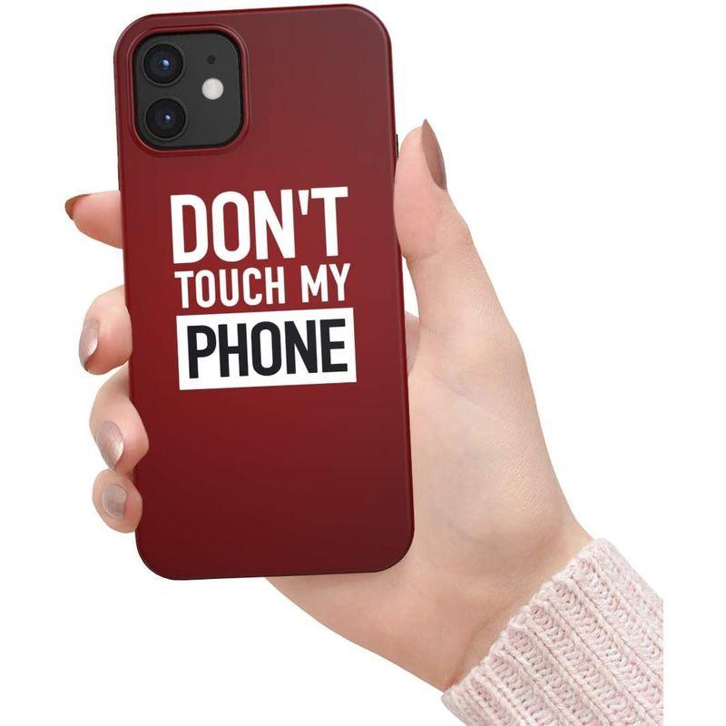 Attract iphone 12miniケース デザイン2個 Don't touch my phone 私の 