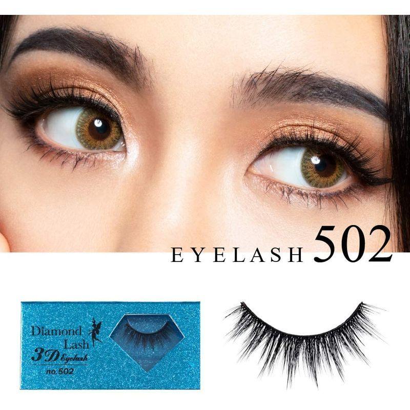 市場 ダイヤモンドラッシュ公式 3d No 501海外セレブのようなボリュームのある3dつけまつげ Eyelash Diamondlash