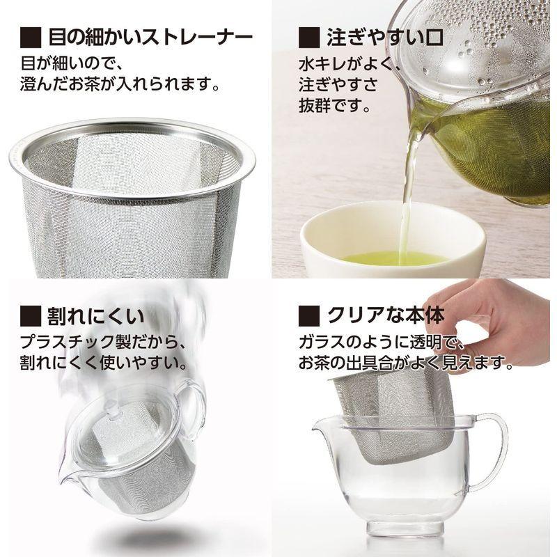 曙産業 ティーポット ステンレスメッシュ LL 日本製 透明でお茶の出具合がよく見える プラスチック製で割れにくい 水切れがよく注ぎやすい  送料無料激安祭