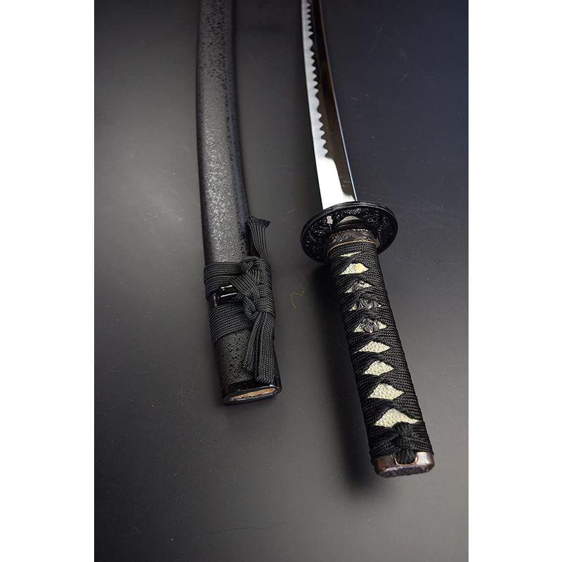 美術、工芸品 模造刀-美術刀剣-関 黒石目小刀 並刀身 SW-100S