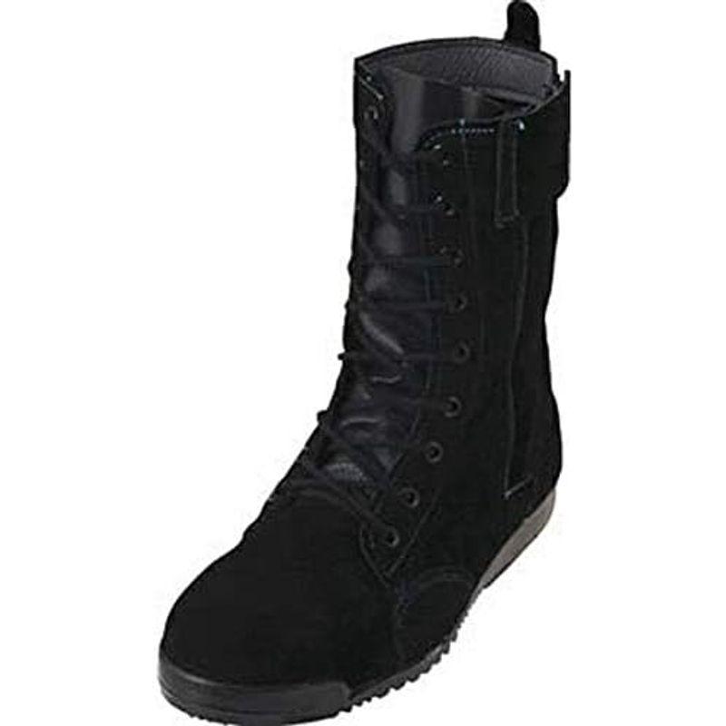 ノサックス　安全靴　高所用JIS規格　黒　メンズ　M207床革　みやじま鳶床革　27.5cm(27.5cm)