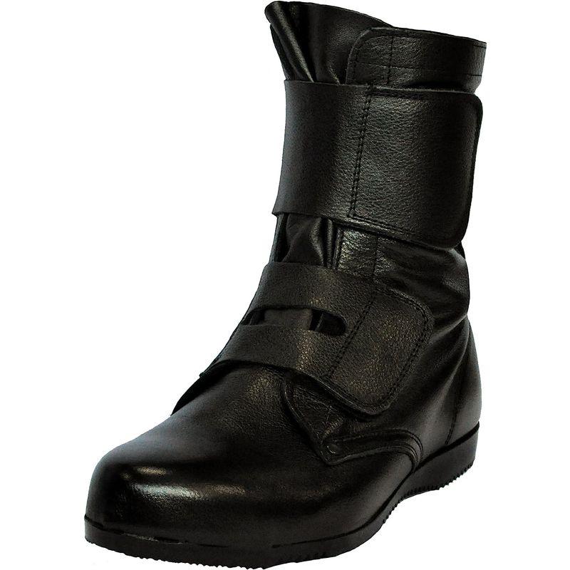ドンケル　安全靴　高所　ブラック　T8101　27.0　マジック式　革製L種合格(C式)　構内用　出初め　JIS　長編上靴　メンズ　デゾメ