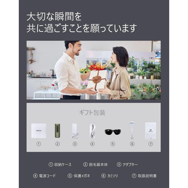 商品追加値下げ在庫復活MEGELIN 脱毛器 メンズ レディース サファイア