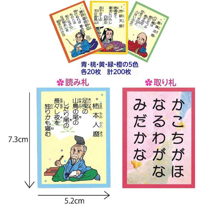 五色百人一首クラスセット(生徒30名用) 生徒30名用