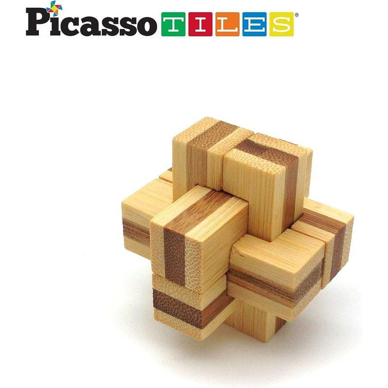 PicassoTiles 8スタイル インターロッキング感覚玩具 木製バールキューブ ボールとバレル ロジックスキル 天才パズル 頭の体操ゲ｜otc-store｜10