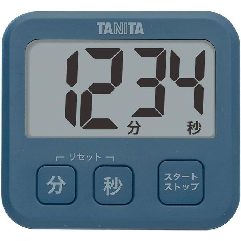 タニタ キッチン タイマー マグネット付き 大画面 薄型 ブルー TD-408 BL｜otc-store｜05